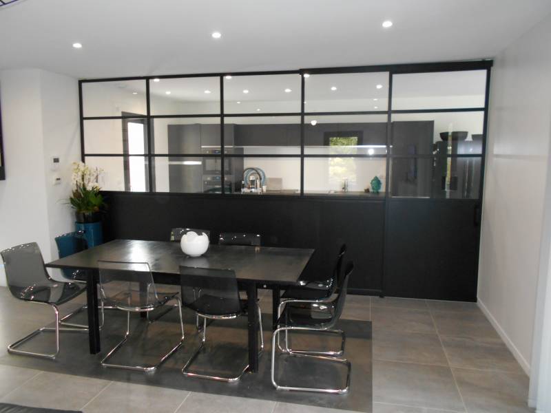 Verrière métallique horizontale