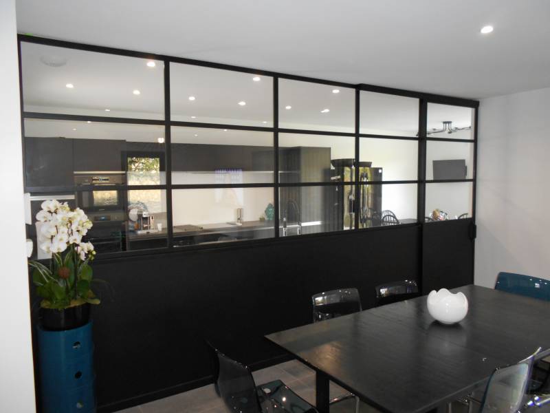 Verrière métallique horizontale