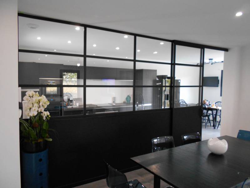 Verrière métallique horizontale