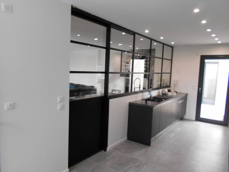 Verrière métallique horizontale