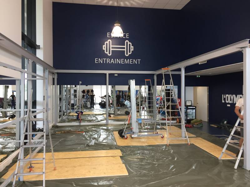 MEZZANINE METALIQUE OLYMPIQUE LYONNAIS