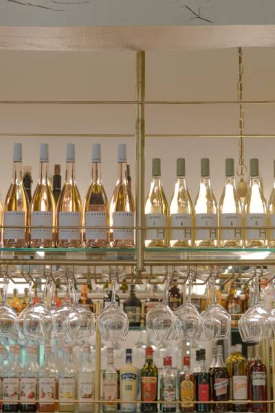 ciel de bar suspendu en laiton