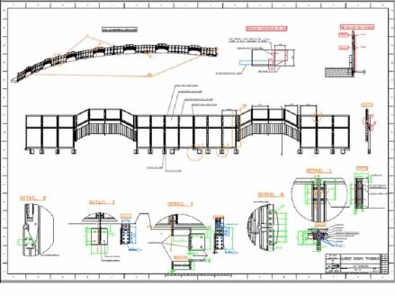 GARDE CORPS SECTEUR VISITEUR OLYMPIQUE LYONNAIS