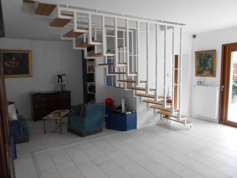 escalier crémaillère acier bois a lyon