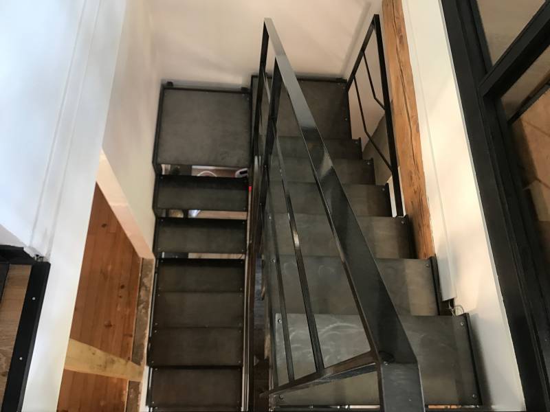 escalier crémaillère  croix rousse