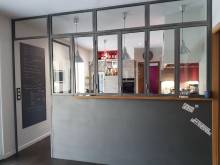 Notre zone d'activité pour ce service Pose d'une verrière de séparation pour un restaurant